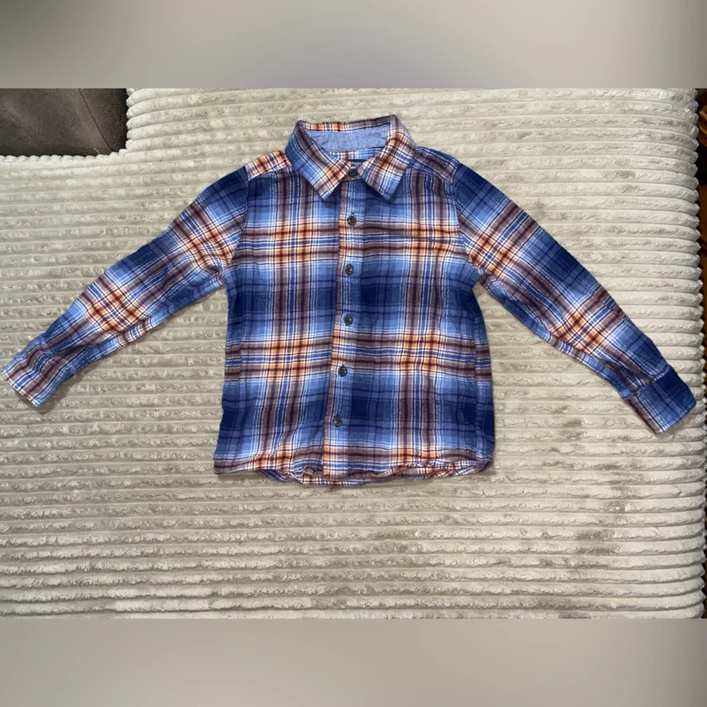 👕 Trendy Plaid Boys Flannel Shirt | OshKosh B’Gosh | Size 6/6A